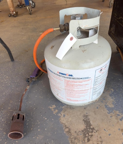 Propane Weed-Burning Torch with Propane Cylinder