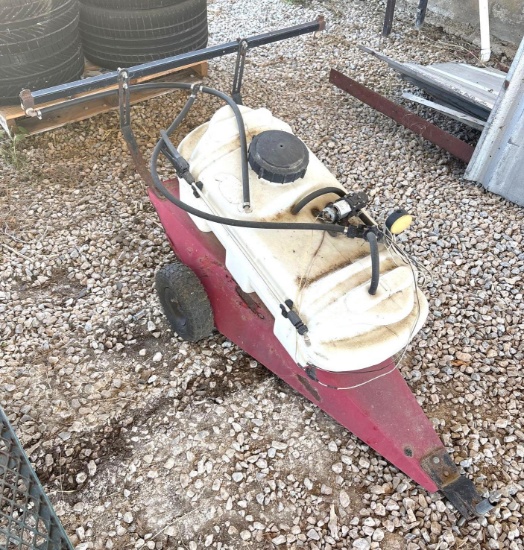 Small Tow-Behind Utility Boom Sprayer