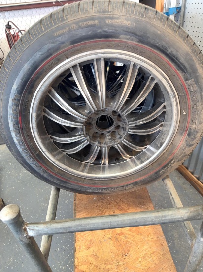 Lot of (4) Matching Multi-Fit Wheels with Tires