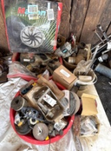 Mixed Automotive Scrap and Parts - Motors, Starters, Coolers, Fuel-System Items and More