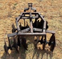 4 ft Tandem Disc Harrow with 3-Point Hitch
