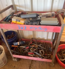 Rolling Tool Cart with All Contents