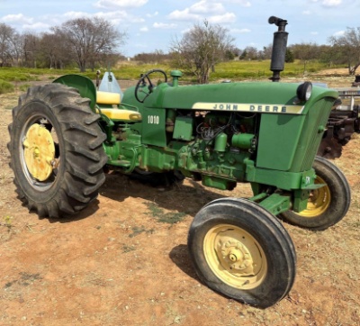 1964 John Deere 1010 R Row-Crop Tractor - 8,276 Hours - Runs - Working PTO and 3-Point