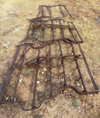 Three-Section Harrow