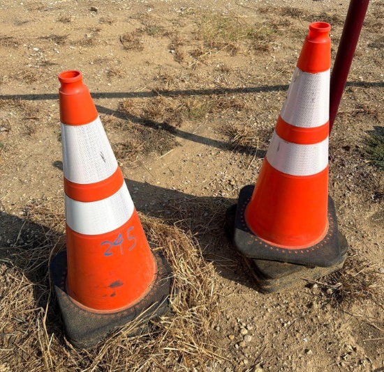 Approx. Seven Traffic Cones