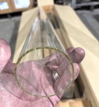 SCHOTT Glass 8250 Specialty Glass Tubing - 69 mm OD x 2.5 mm Wall x 1,500 mm Length