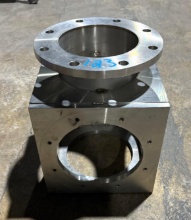 Stainless Steel Square Vacuum Flange Assembly