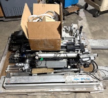Pallet of Assorted Industrial Linear Motion Slides, Guide Rails & Precision Automation Components