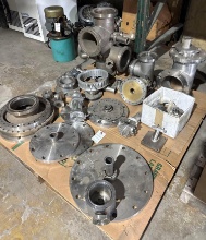 Pallet of Heavy-Duty Industrial Vacuum & Process Equipment Components