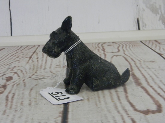 CAST IRON TERRIER DOG