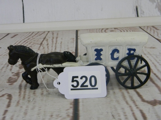 CAST IRON ICE WAGON