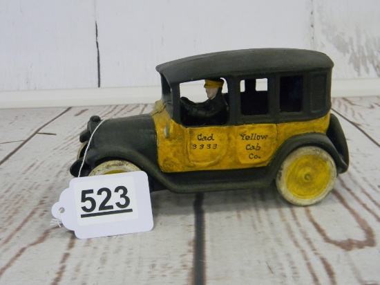 CAST IRON YELLOW CAB