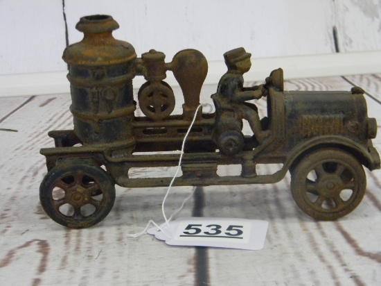 CAST IRON FIRE TRUCK