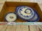 MISC FLO BLUE PLATES AND MISC