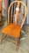 BOW BACK WOOD CHAIR