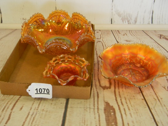 CARNIVAL GLASS BOWLS