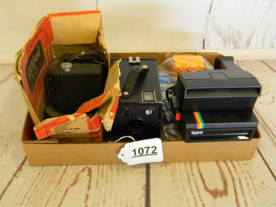 BOX CAMERAS, POLOROID CAMERA