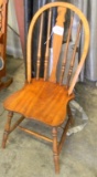 BOW BACK WOOD CHAIR