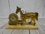 HORSE WITH CLOCK