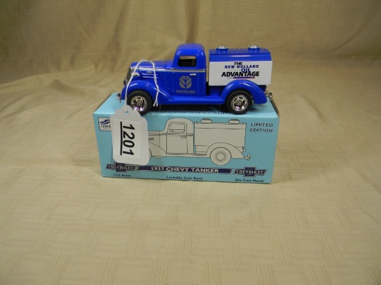 1937 CHEVY TANKER LOCKABLE BANK