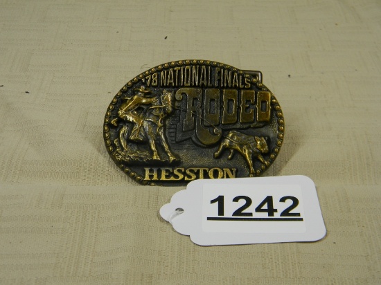 1978 HESSTON NFR BELT BUCKLE