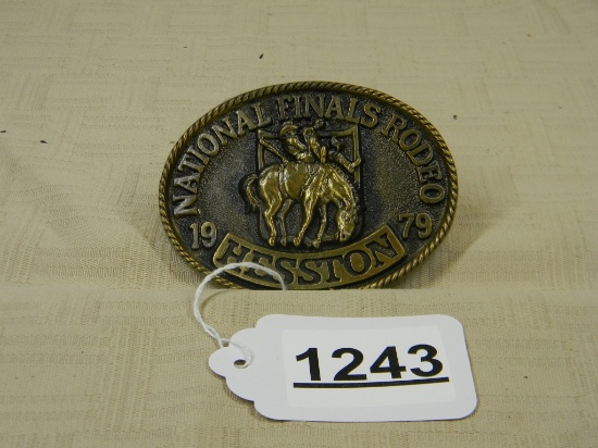 1979 HESSTON NFR BELT BUCKLE