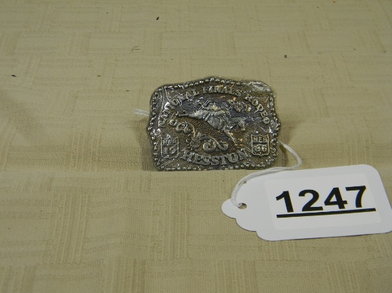 1986 KIDS HESSTON NFR BELT BUCKLE