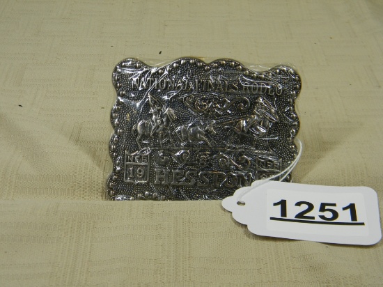 1987 HESSTON NFR BUCKLE