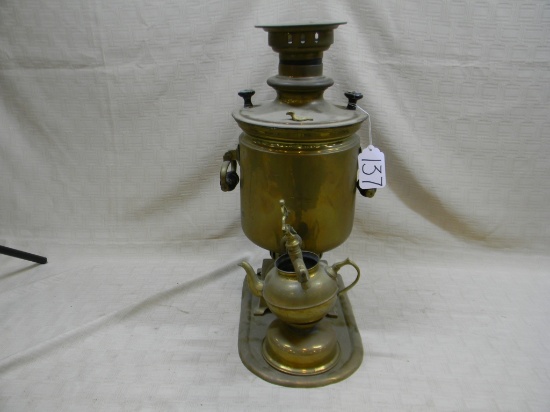 BRASS COFFEE DISPENSER - DAMAGED