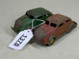 (2) OLD TIN CARS