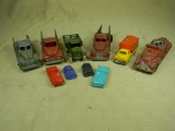 FLAT OF HUBLEY AND MISC. TOY TRUCKS
