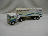 NYLINT CAB OVER NIBCO TRUCK AND BOX TRAILER