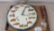 FLAT WITH  TINPLATE TOY COMPANY CLOCK AND B