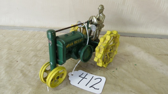 CAST IRON JD TRACTOR