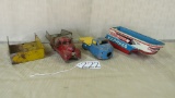 FLAT WITH MISC TRUCK AND TRAILERS FOR PARTS
