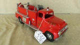 1956 TONKA PUMPER WITH HYDRANT AND CHROME STORAGE