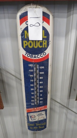 MAIL POUCH TOBACCO THERMOMETER 39" X 8'