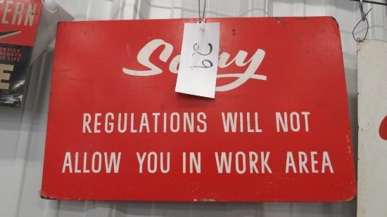 SORRY SIGN 24" X 15"