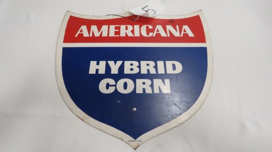 AMERICANA HYBRID CORN SIGN 20" X 20"