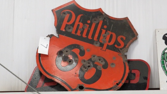 PHILLIPS 66 SIGN 28" X 29"