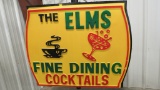 THE ELMS SIGN, ELECTRIC, 2 SIDED, 58
