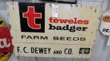 TEWELES BADGER SEEDS SIGN 48