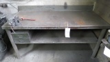6' METAL BENCH WITH VICE