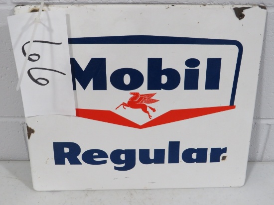 MOBIL REGULAR SIGN 12"x14"