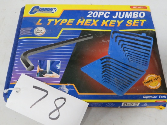 CUMMINS L-TYPE HEX KEY SET