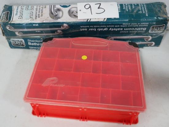 BATHROOM SAFETY BAR SET W/ TACKLE BOX