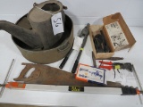 PILE OF MISC TOOLS