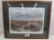 TEAL SUPRISE BY HERB BOOTH FRAMED PRINT 1810/4500