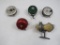 5 VINTAGE FISHING REELS