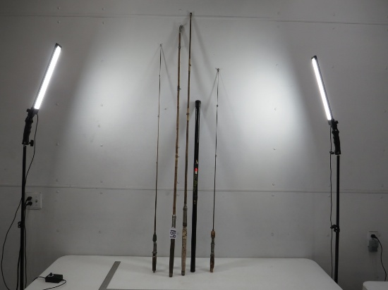 5 FISHING POLES